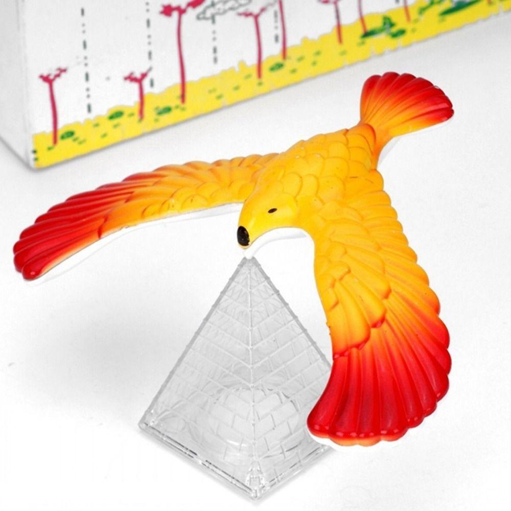 AUGUSTINA Balanced Eagle Bird Mainan Mini Novelty Belajar Gag Mainan Rumah Mainan Anak Anak Hadiah Figure Dekorasi