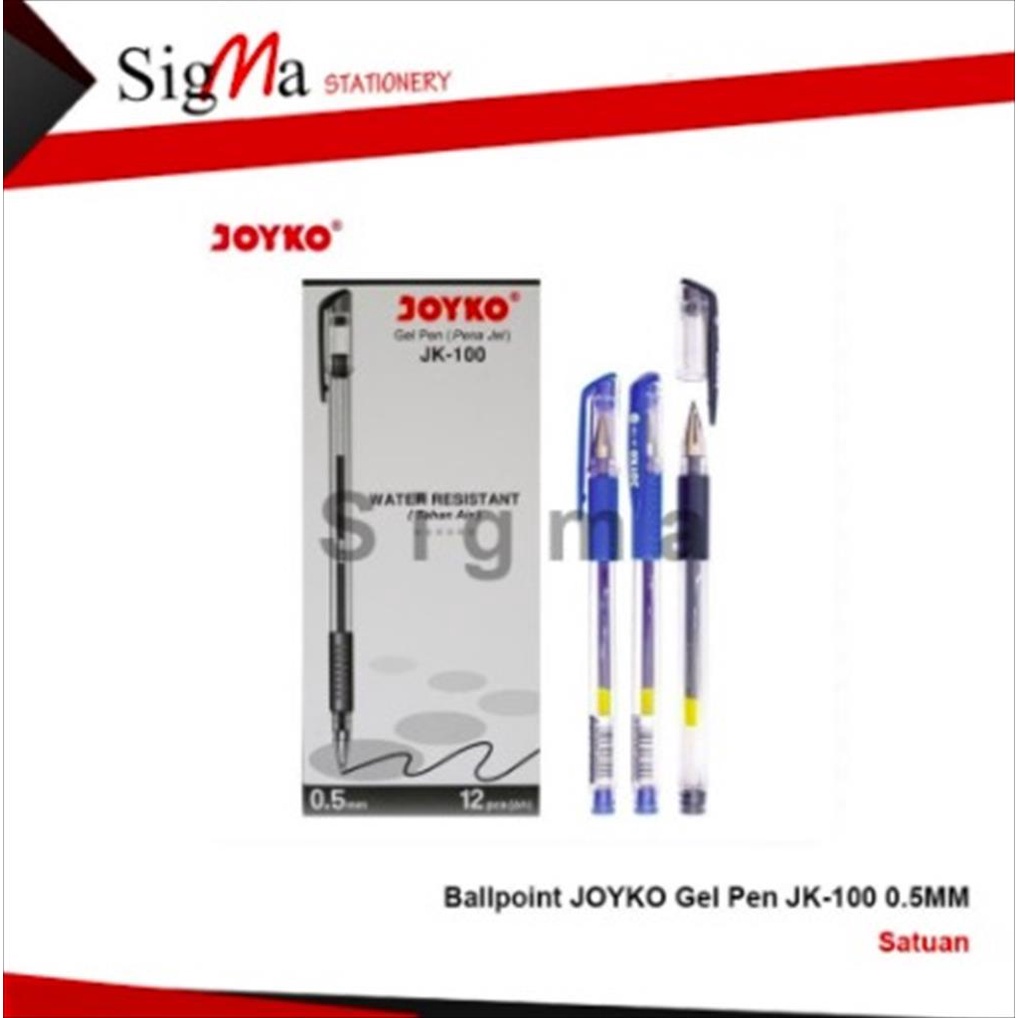 

Pulpen Gel JOYKO JK-100 0.5MM (Pcs)