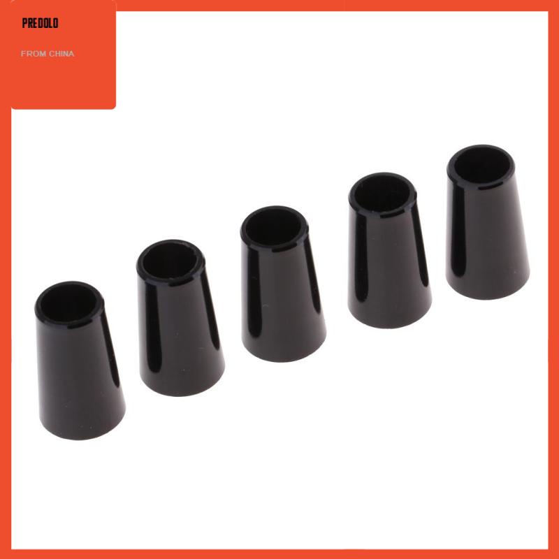 [Predolo] 5pcs Golf Shaft Ferrules Taper Tip Adapter Sleeve End Caps Hitam 0.335 Kayu