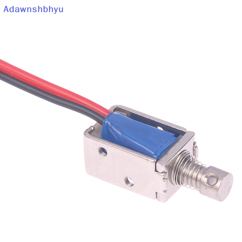 Adhyu DC3V 10mm * 11mm Micro mini Block solenoid Electro Melalui push-pull solenoid Stroke 4mm ID