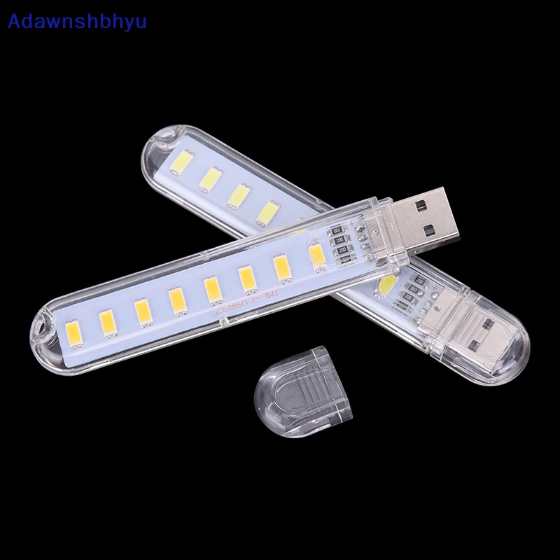 Adhyu Mini LED Portable 5V 8led USB Lighg Komputer Handphone Power Lamp Lampu Malam ID