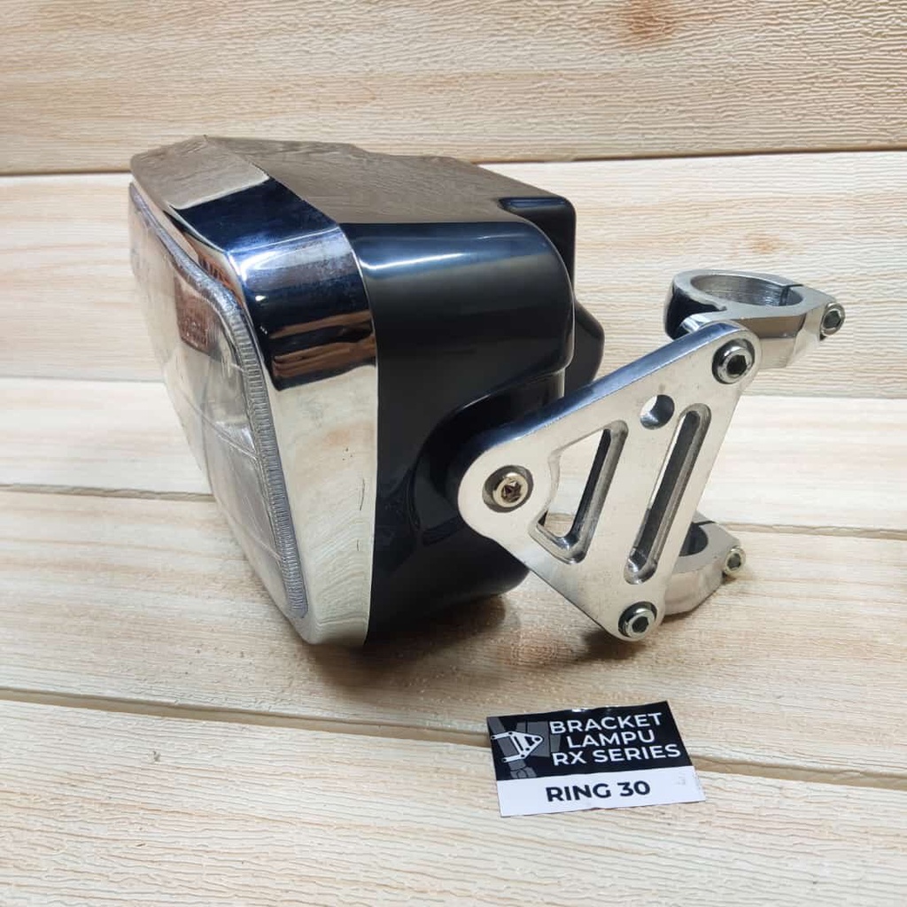 lampu depan rx king kotak oval set breket cnc dudukan lampu rx king
