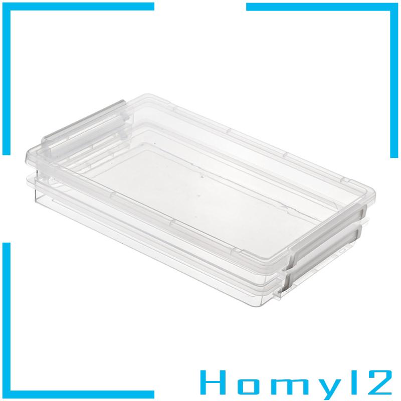 [HOMYL2] Kotak Penyimpanan File Organizer Kertas Meja Portable Stackable Untuk Travel Personal