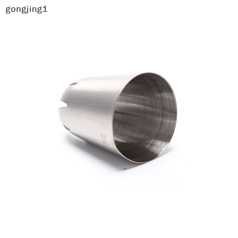 Ggg Ukuran Besar Bunga Mawar Cream Icing Piping Nozzle Stainless Steel Pastry Tips ID