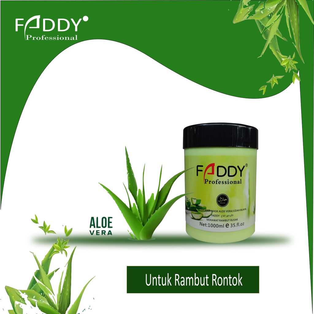 Faddy - Hair Mask (Makser Rambut) (Creambath) (Perawatan Rambut) 1000 gr - CO