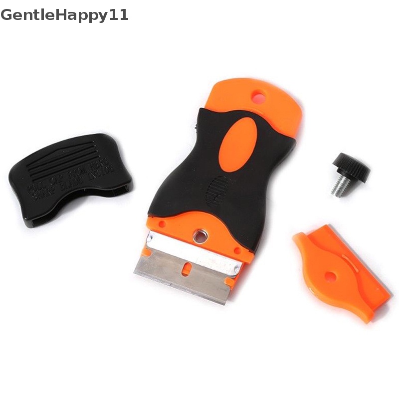 Gentlehappy Alat Pencabut Stiker Mobil Plastik Edge Blade Razor Scraper Set Jendela Spatula Tools id