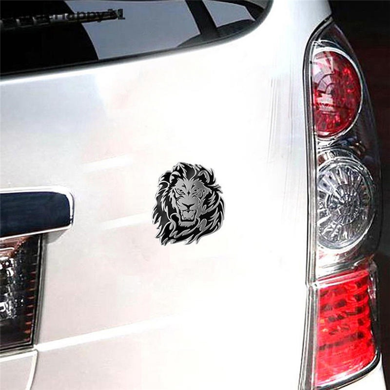 Gentlehappy 3D Mobil Paduan Aluminium er Kepribadian lion auto o badge emblem tail decal id