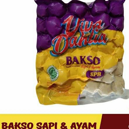 

Bakso Viva Dahlia Ayam kombinasi 500 gr