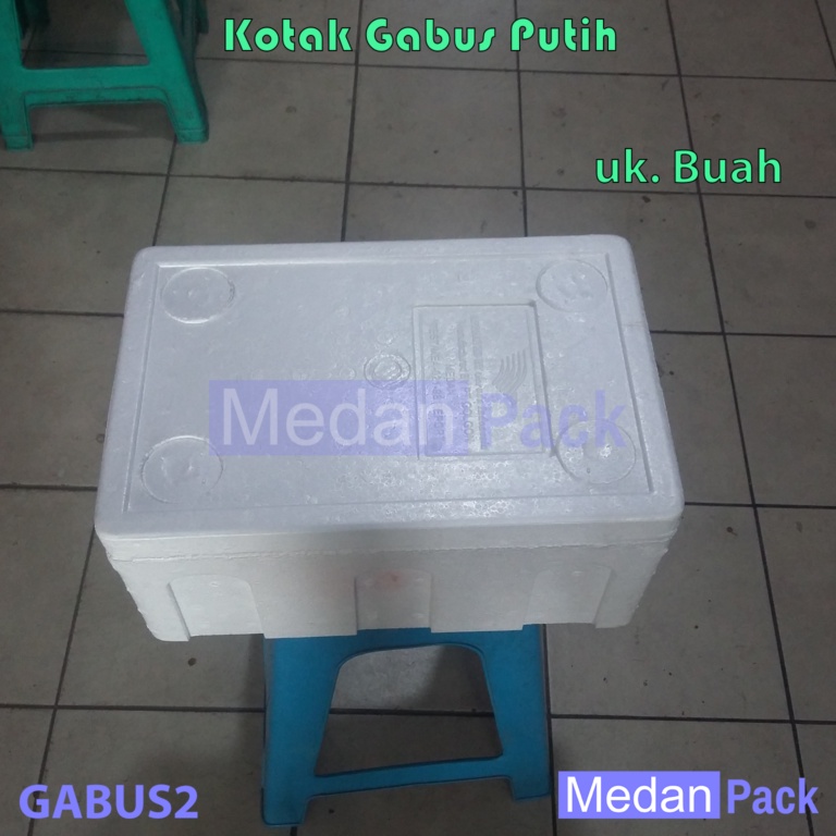 Kotak Gabus Putih Uk Buah