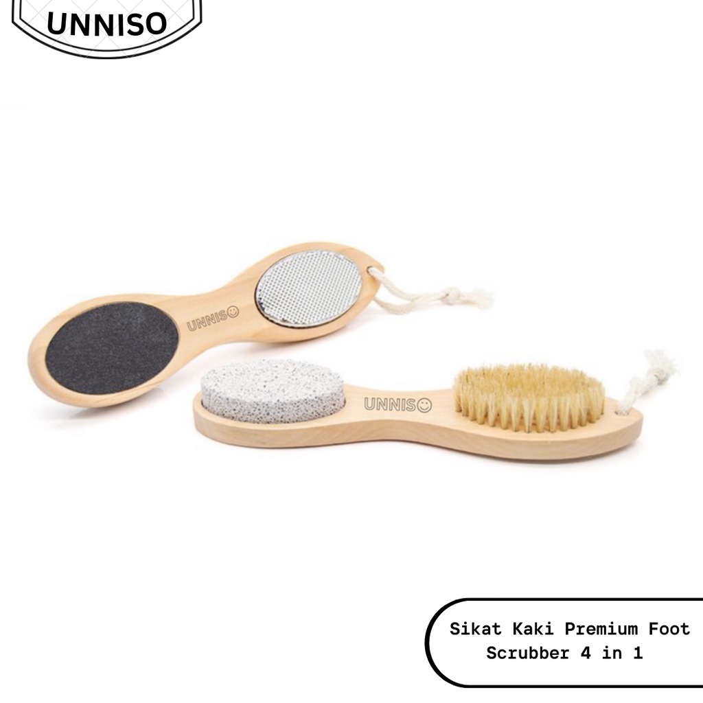 UNNISO - Sikat Kaki Premium Foot Scrubber 4 in 1