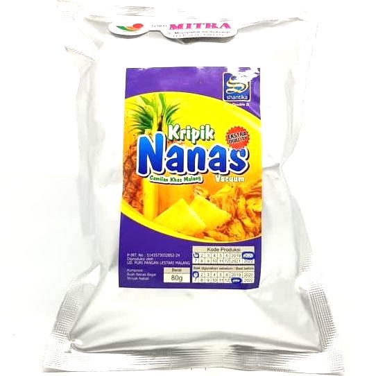 

SHANTIKA KRIPIK NANAS 80gr | PINEAPPLE FRUIT CHIPS ASLI BUAH KHAS BATU