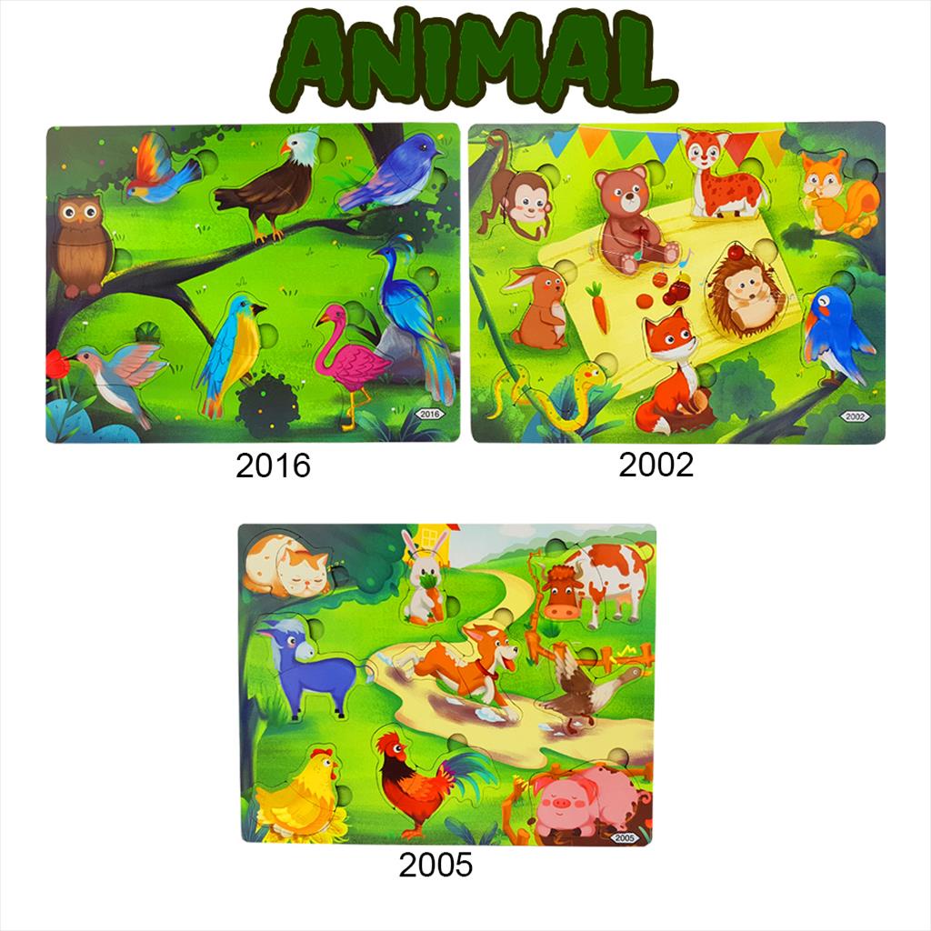 Mainan Edukasi Anak Puzzle/ Wooden Puzzle Toys/ Jigsaw Puzzle 721F