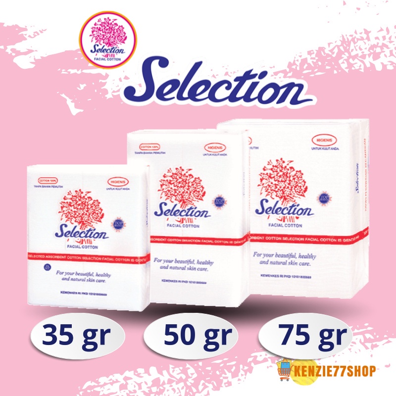 Selection Kapas Kecantikan &amp; Cotton Buds Original BPOM