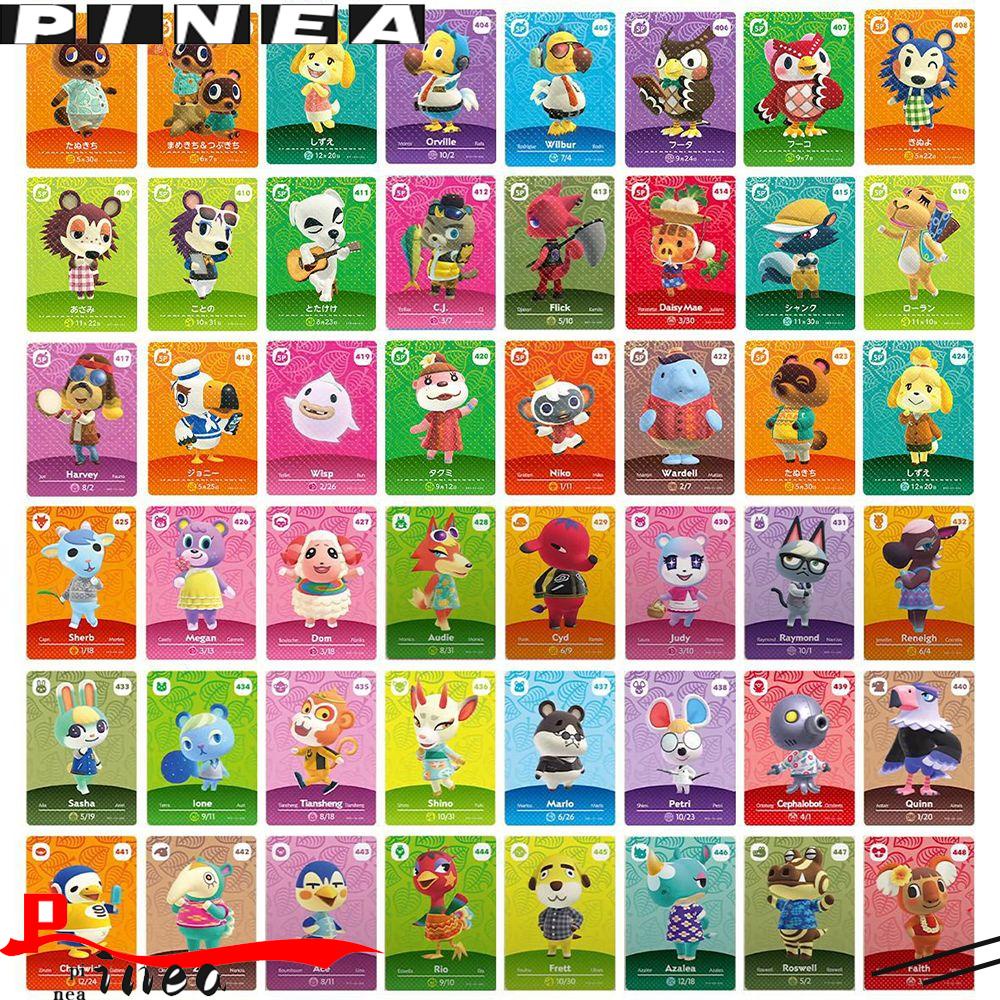 Pineapple Amiibo 25-48 FROM THE LIST NEW HORIZONS 401-448 SERIES 5kartu Undangan Warga Desa Mungil