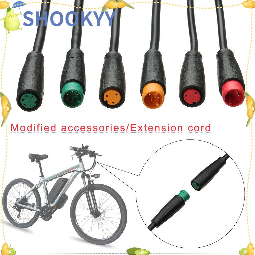 Chookyy Base Connector Kabel Opsional Hitam Aksesoris Sepeda Ebike Konektor Tahan Air