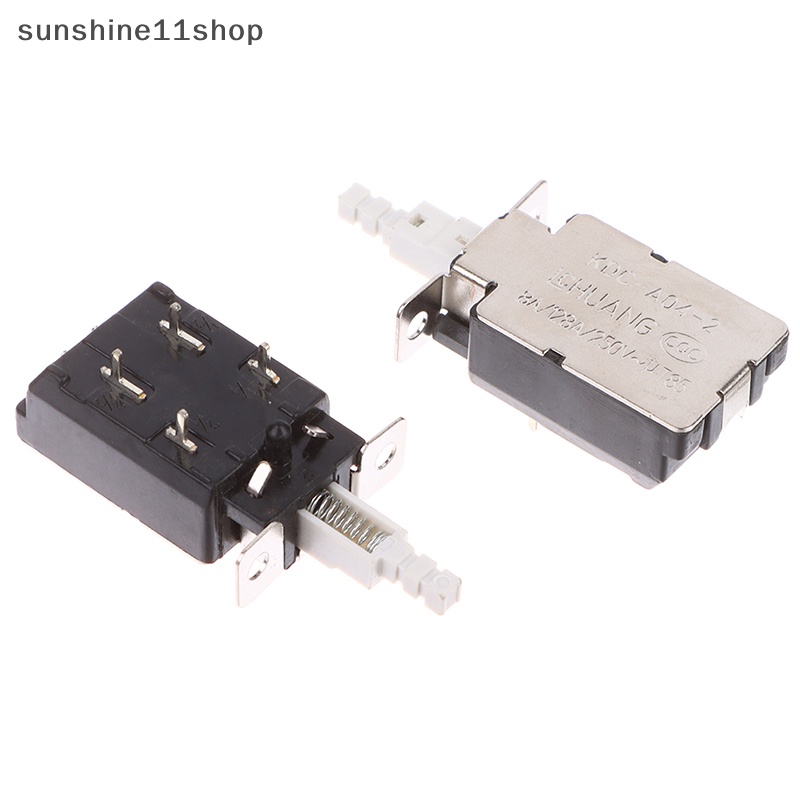 Sho 2Pcs KDC-A11 Pegas Dengan Lubang Moung Saklar Power Supply Besar Self-Locking Switch Arus Tinggi TV-5 Pemanas Listrik Kipas Panas N