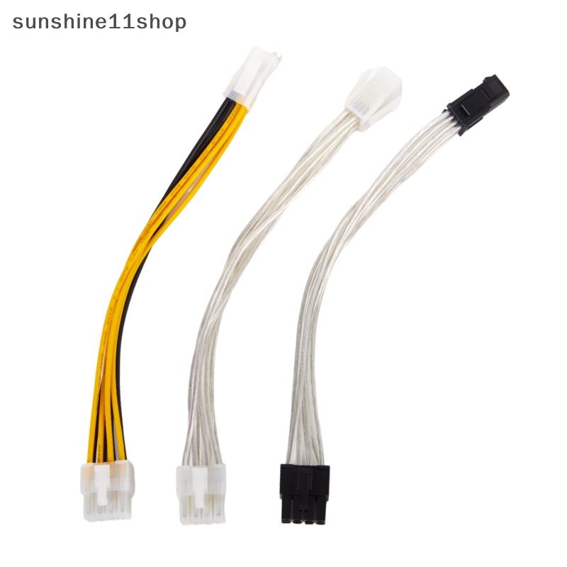 Sho Kabel Listrik 4Pin Ke 8Pin Motherboard Komputer CPU Power Cord Extension Cord Kabel Konverter Daya Untuk Komputer N