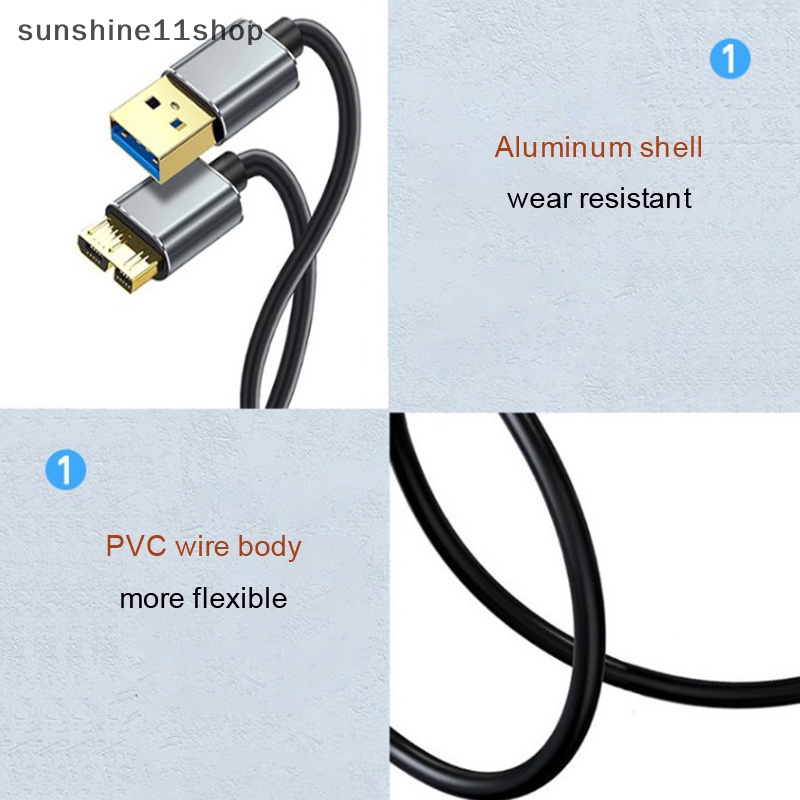 Kabel Eksternal Hardisk SHO Kabel USB Micro B Kabel HDD Kabel Data Mikro N