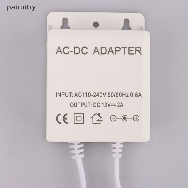Adaptor Power Supply Kamera CCTV PRT 12V 2A 2000ma Outdoor Waterproof Plug Charger PRT