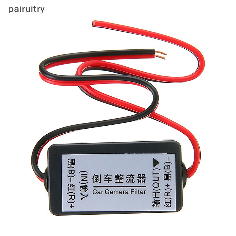 Prt 12V DC Power Relay Kapasitor Filter Rectifier Untuk Kamera Cadangan Spion Mobil Otomatis Menghilangkan Interferensi Konektor PRT