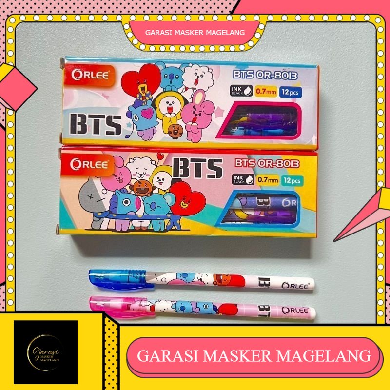 

Berkualitas NEW PULPEN ULIR BTS ORLEE VIRAL 1 LUSIN (isi 12) Berkualitas