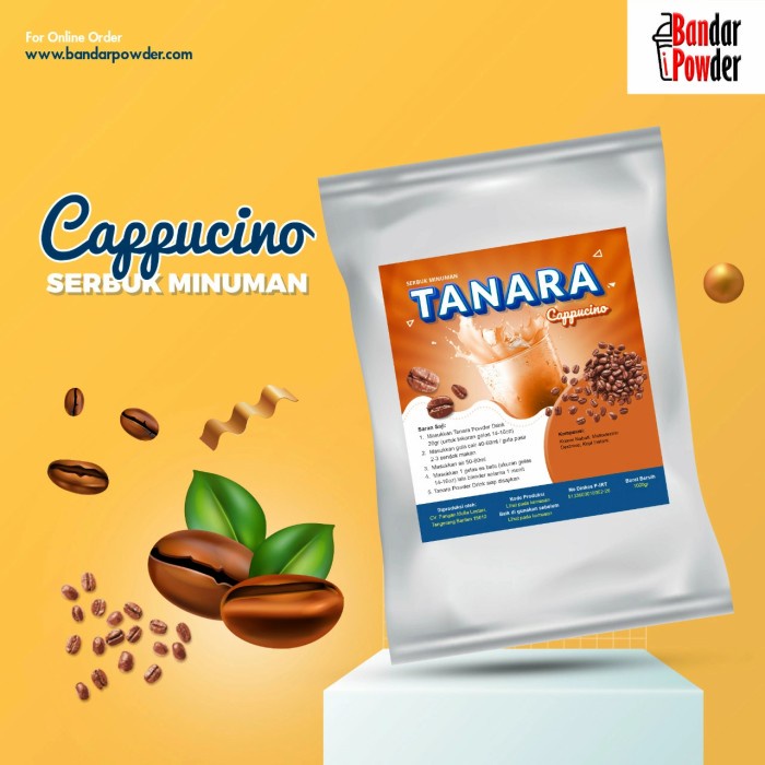 

Promo Bubuk Cappucino Cincau 1kg - Powder Minuman Thai Tea dan Bubble Drink