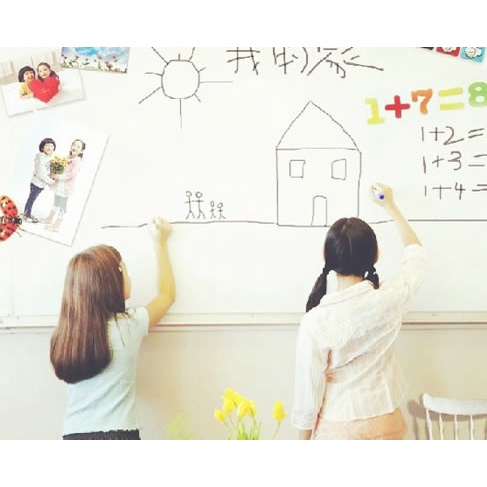 

Dry Erase White Board Sticker Papan Tulis Self Adhesive Whiteboard to