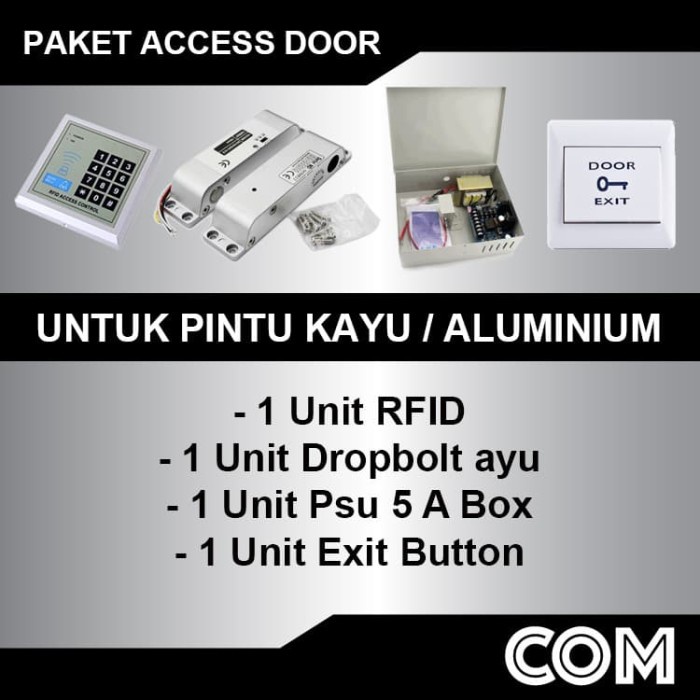 

PAKET ACCES CONTROL / DOOR LOCK KAYU ATAU ALUMINIUM