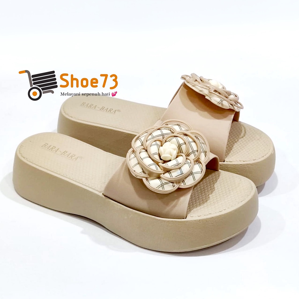 BARA BARA JSL 2203 B-15 SIZE 36-40 ORIGINAL l Sandal Selop silang jelly wanita l Sendal kokop cewek impor