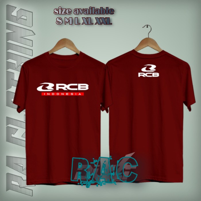 [HH TwinShop] KAOS BAJU RCB INDONESIA LOGO KAOS OTOMOTIF BAJU DISTRO RCB Logo BISA COD