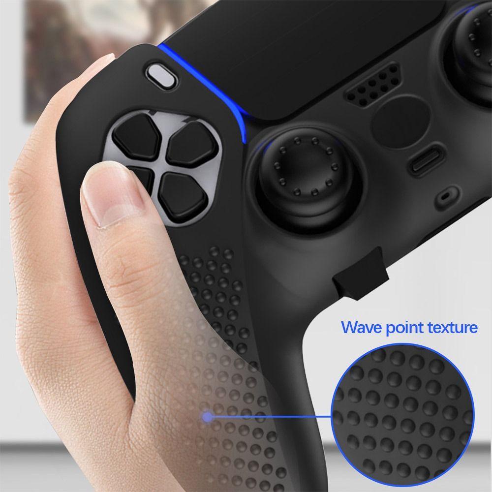 POPULAR Populer Casing Pelindung Shockproof Soft Aksesoris Silikon Handle Case Gamepad Untuk PS5