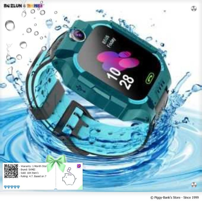SKMEI BOZLUN W39 Smartwatch Anak - Jam Tangan Pintar 1.44 Inci Layar Sentuh - Pink/Hijau/Merah