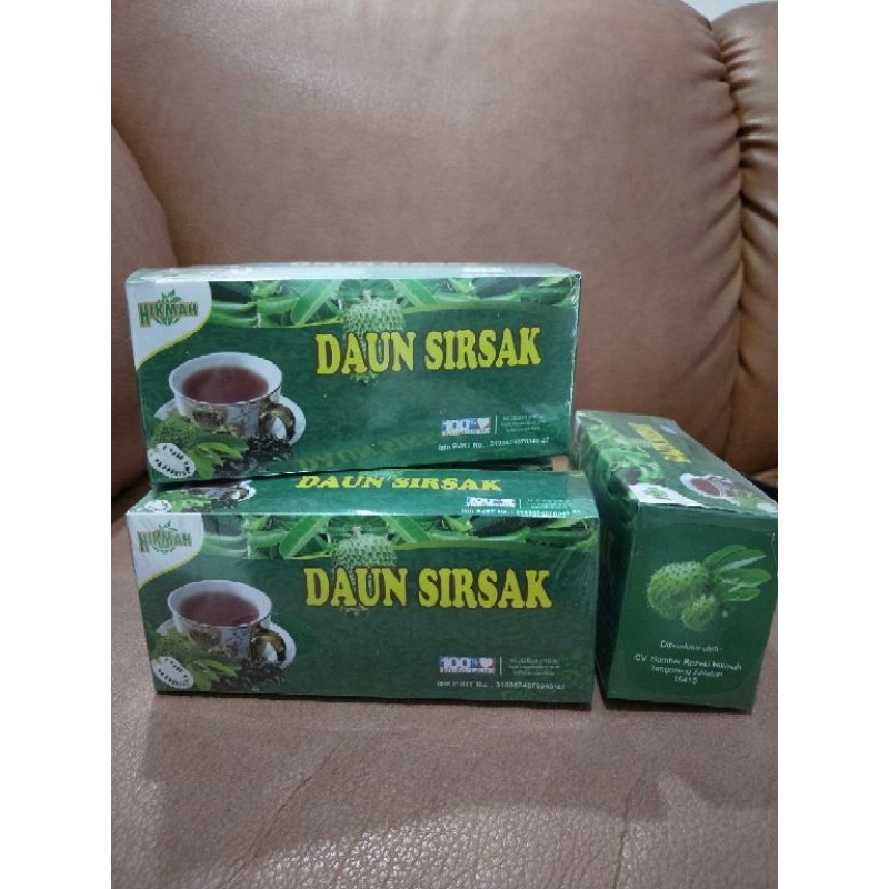 

Teh Celup Daun Sirsak Asli Herbal isi 20 Kantung