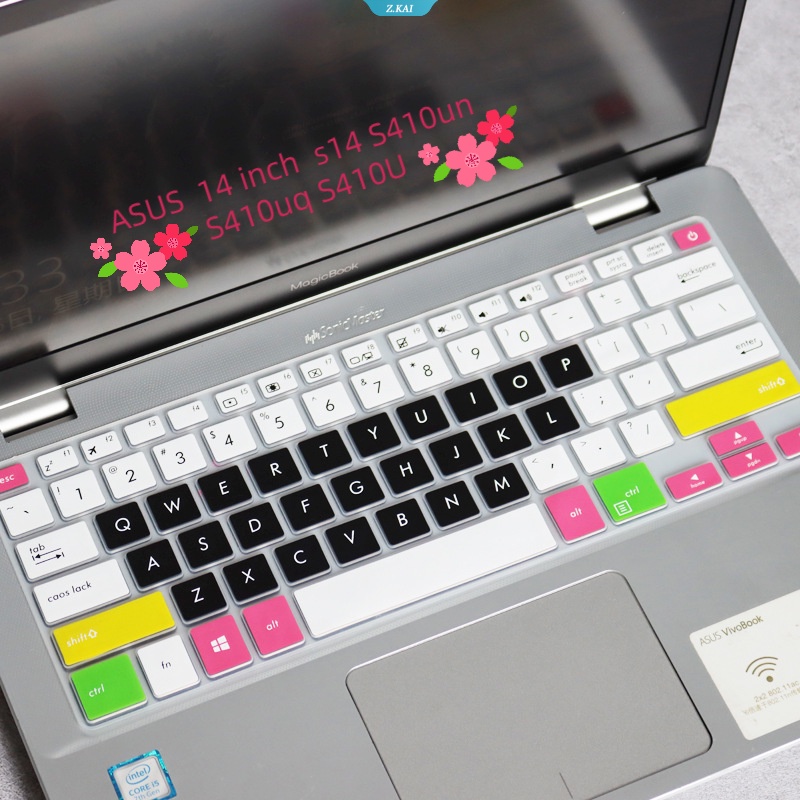 Cover Pelindung Laptop Slim Lembut Nyaman Untuk Model ASUS 14inch S14 S410un S410uq S410U Keyboard Cover Waterproof Silicone Cover Pelindung [ZK]