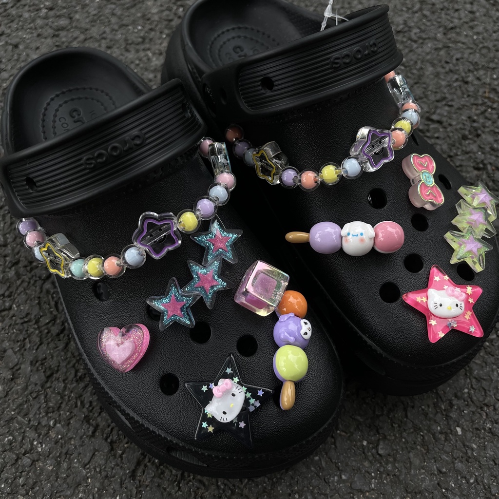 &lt;Y2K:)&gt; Jibbitz Lucu Untuk crocs jibbitz Resin jibbitz set crocs clog jibbitz Gesper Sepatu Dekorasi Sepatu