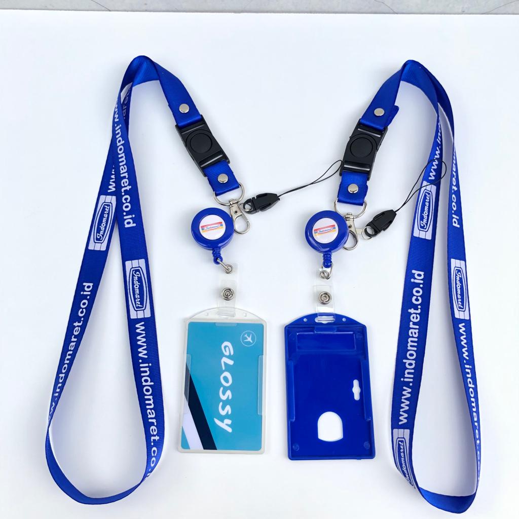 

Indomart Lanyard Tali Gantungan ID Card Holder Paket Lengkap Yoyo ID Card Indomaret