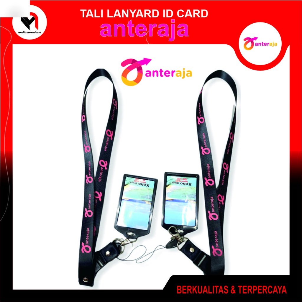 

Lanyard Tali Gantungan Id Card Anteraja Name Tag Logo Berkualitas Lengkap Termurah