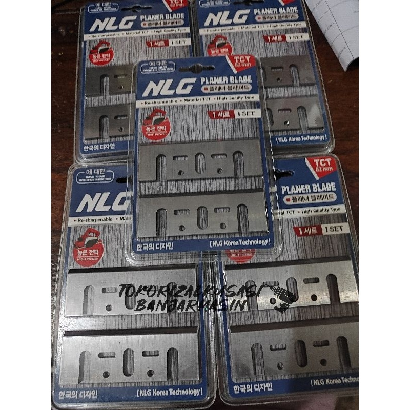 Pisau mata planer NLG TCT 82mm/ planer blade/ mata pisau serut kayu TCT 82mm