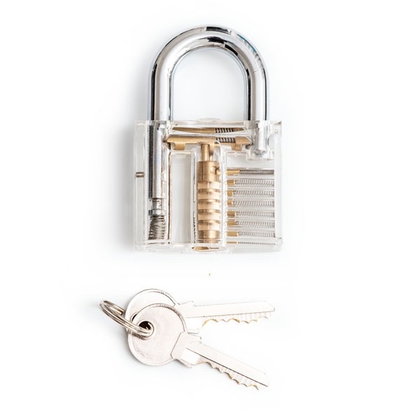 Clear Transparent Padlock - Gembok Pintu Transparan