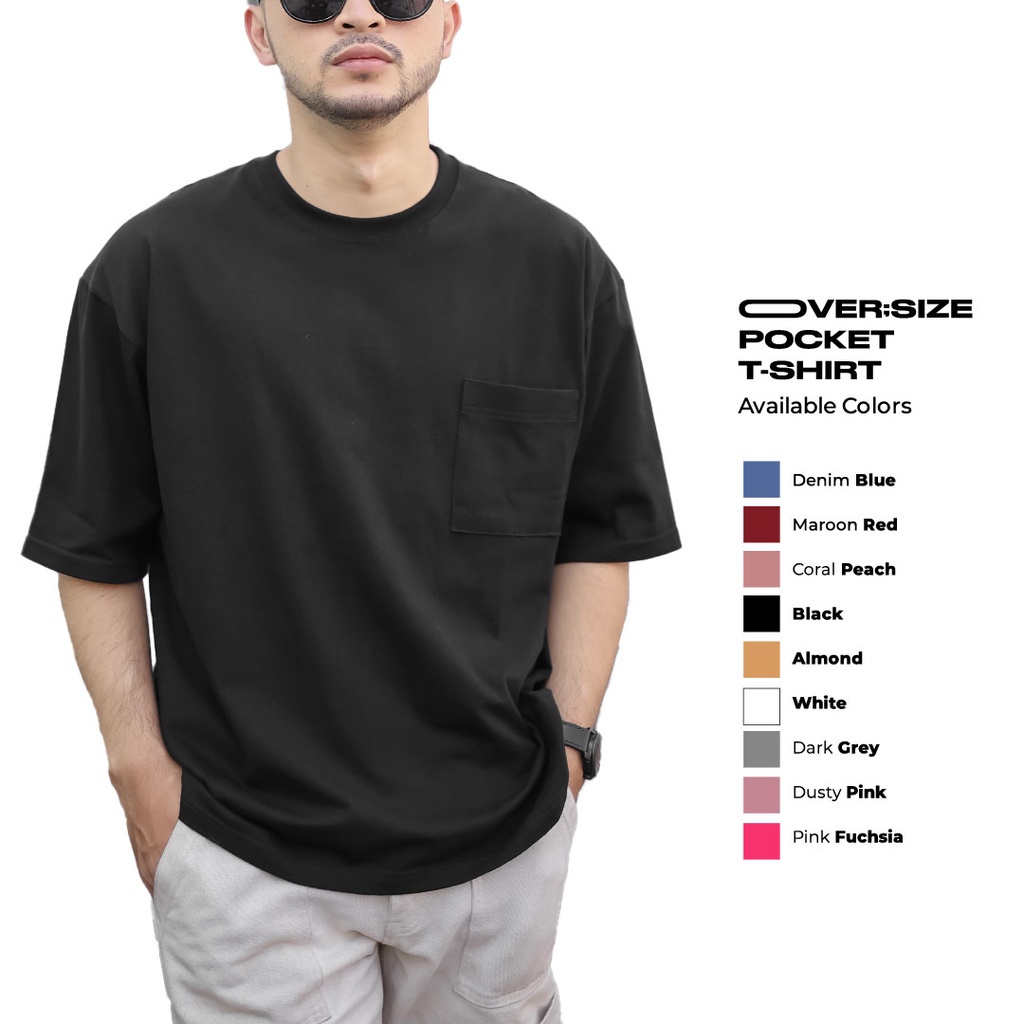 BAJU KAOS SAKU PRIA WANITA TERLARIS .
