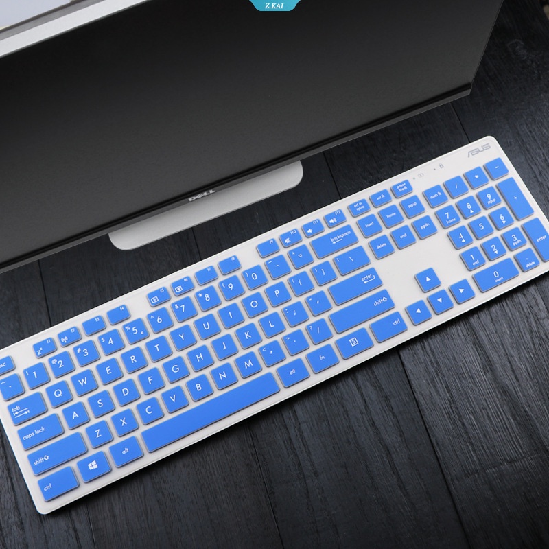 Cover Keyboard Komputer Bahan Silikon Bening Model Untuk ASUS 23.8 Inch V241ICGK Komputer Desktop V4000 Penutup Debu MD-51 Removable Washable Dust Cover Keyboard Cover [ZK]