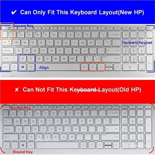 Untuk 15.6&quot; HP Pavilion X360 15-BR 15-CC 15-CH 15-CD 15-CB 15-BS 17-BS 17M Silikon Cover Keyboard Laptop Skin Pad