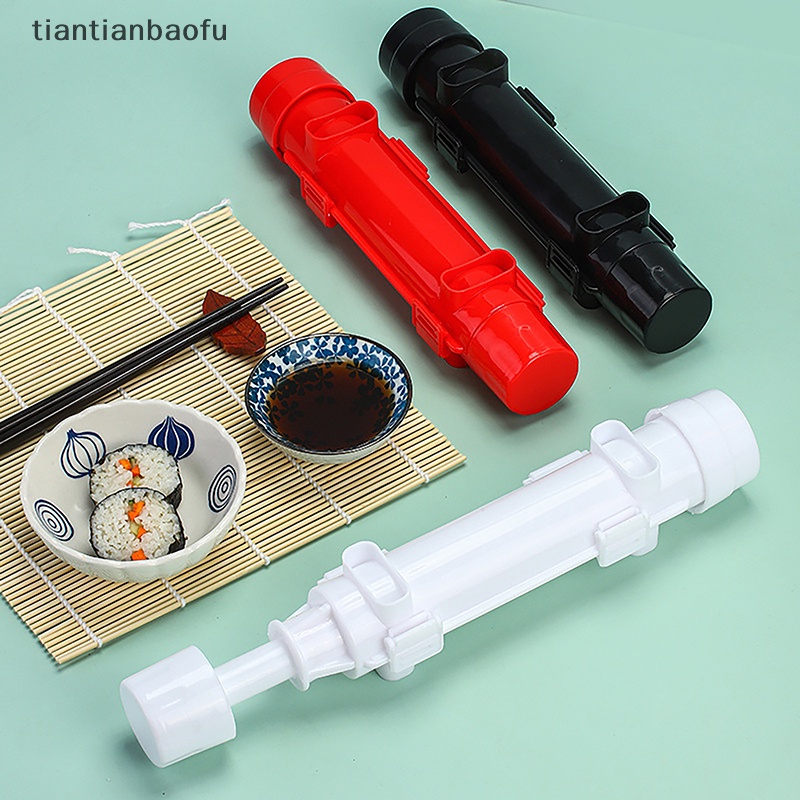 [tiantianbaofu] Cylinder Sushi Making Machine Cetakan Nasi Daging Gulung Jepang Rice Ball Mold Boutique