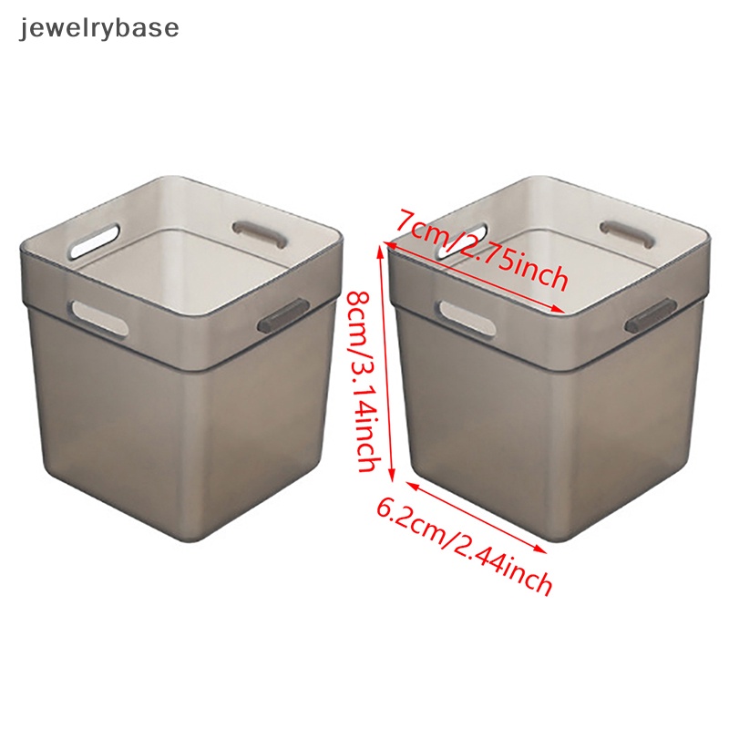 [jewelrybase] 2pcs Laci Kulkas Fridge Organizer Bin Snap-on Refrigerator Storage Box Butik