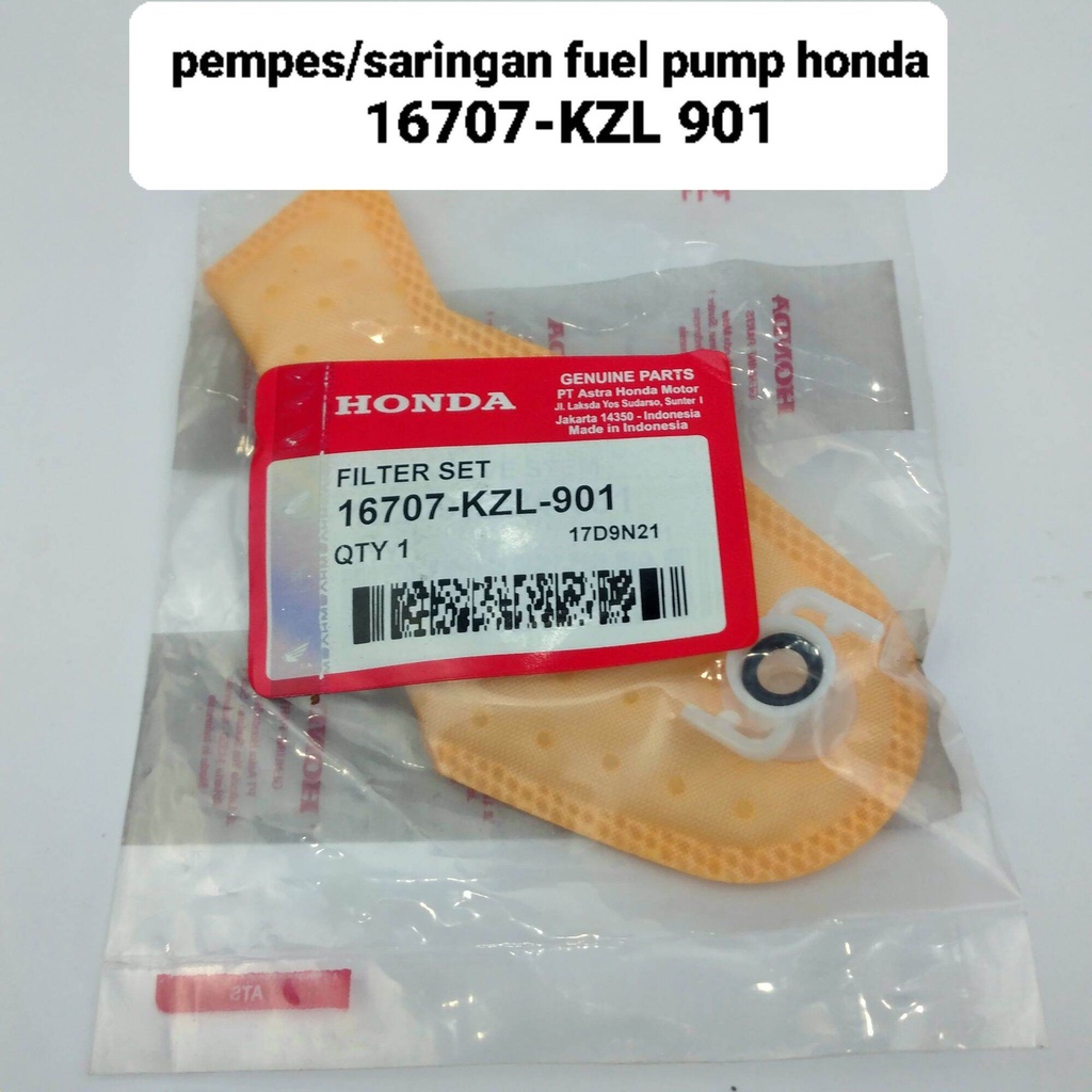 saringan bensin motor beat KZL - pempers - filter bensin sepeda scoopy