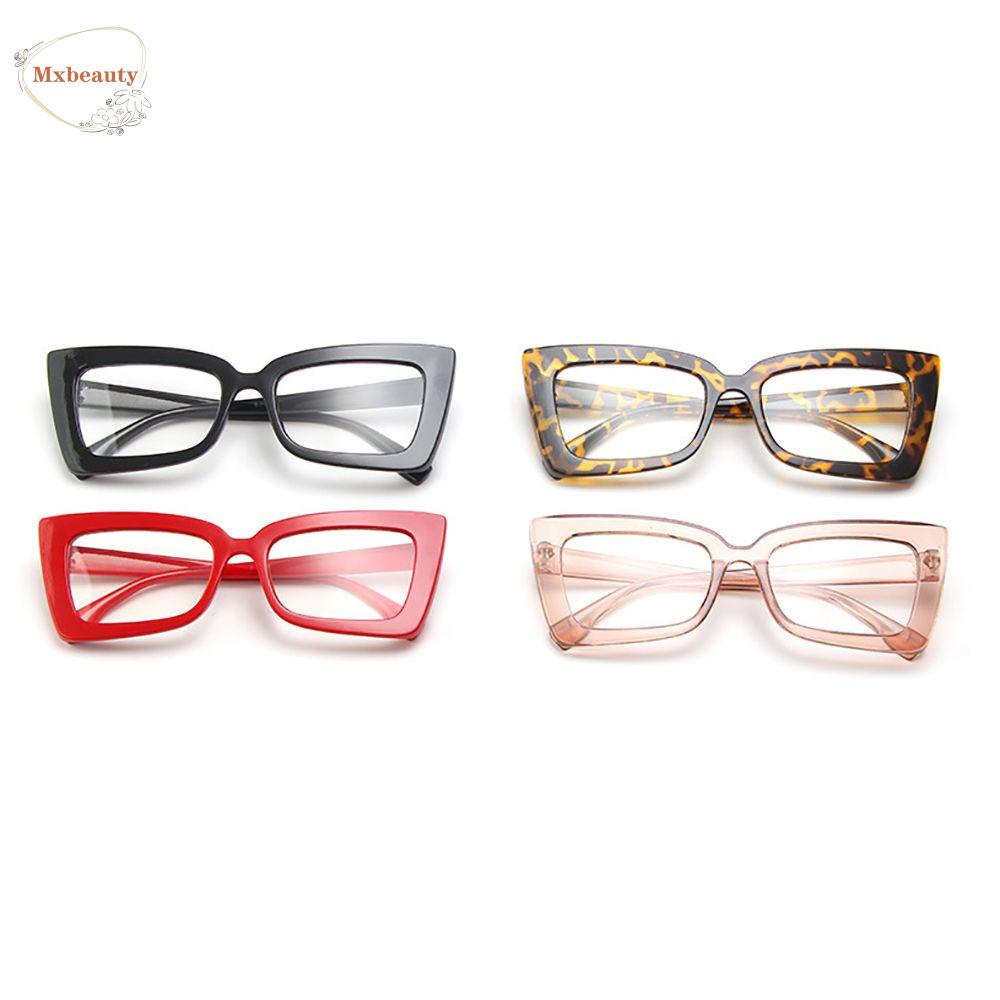 Mxbeauty Cat Eye Spectacles Eye Kaca Mata Anti Radiasi Untuk Wanita Women Anti Blue Light Kacamata Komputer Kaca Anti Radiasi Lensa Bening Kacamata Eyeglasses Optical Glasses