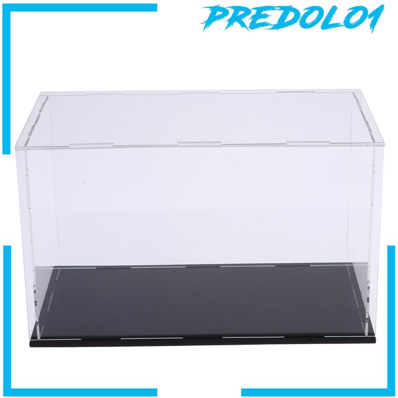 [Predolo1] Etalase Akrilik Anti Debu 50cmx25cmx15cm Untuk Mainan Model Action Figure