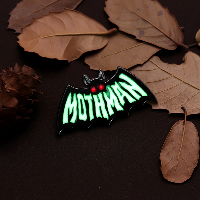 Mothman Series Lapel Pin Kartun Batman Enamel Bros Ransel Lencana Hadiah Untuk Teman