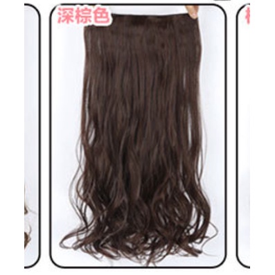 Hairclip korea Rambut long curly keriting 50cm-60cm / Rambut Palsu Korean style Ladies High Quality