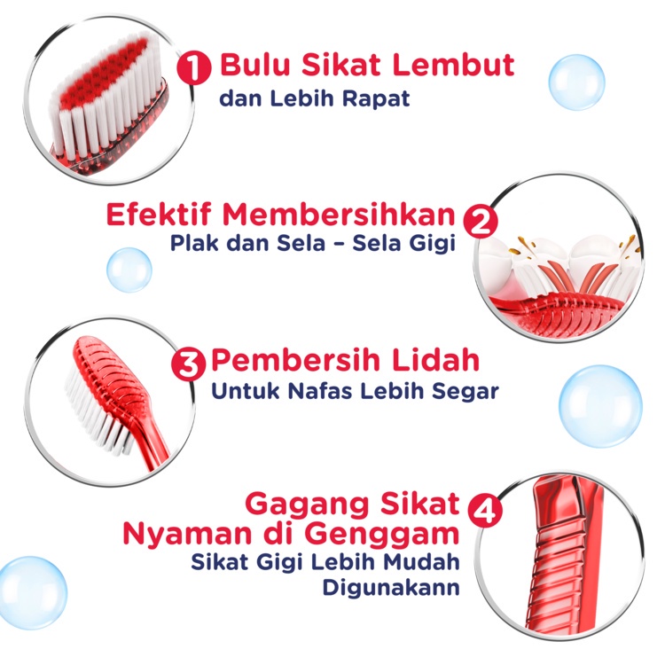 PEPSODENT SIKAT GIGI BRILIAN SIKAT GIGI LEMBUT ISI 3